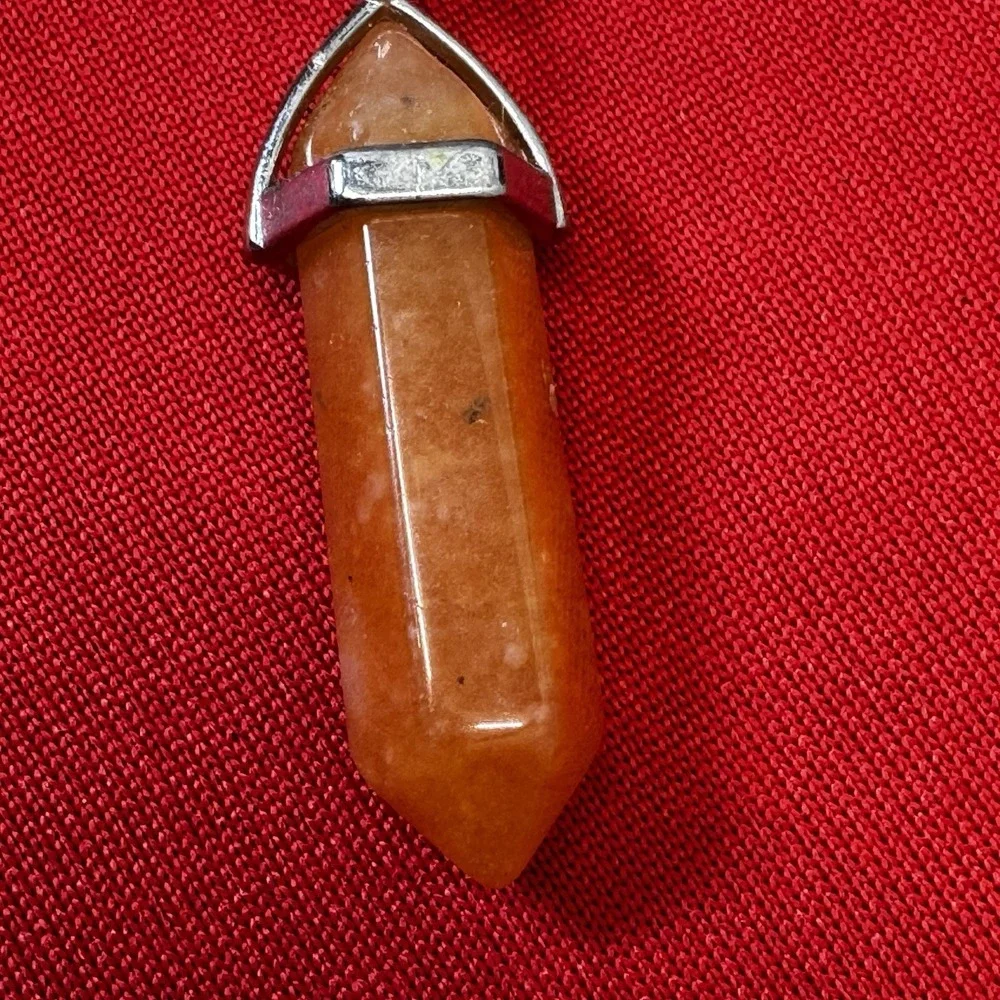 Orange Aventurine Crystal‎ Key Ring